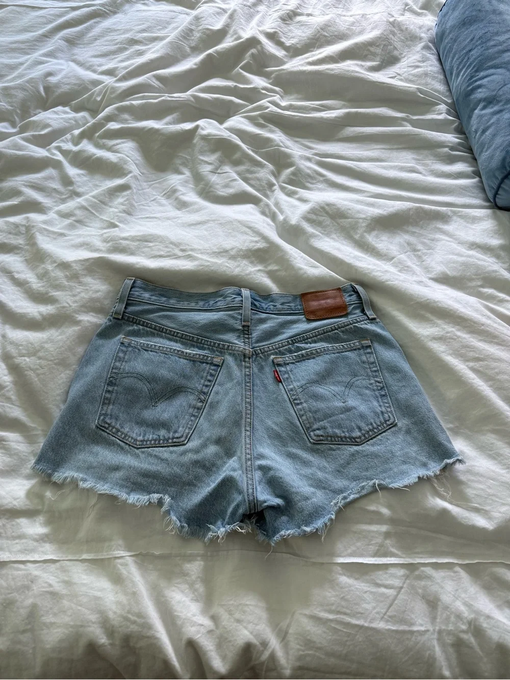 Levi’s Light Blue Denim Cutoff Shorts - Women